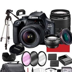 Canon EOS 4000D camera and accessories bundle - brand new!